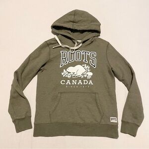 Roots Canada Womens Pullover Hoodie Size XS